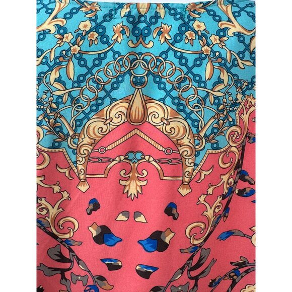 Urban CoCo Womens Boho Printed Tunic Size XL Polyester & Spandex Multicolor With - Picture 7 of 16